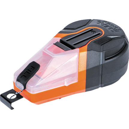 Klein Tools CHLK100 Manual Chalk Line, 100-Foot Nylon Thread Chalk Line Tool for Precise and Clear Lines with Built-in Plumb Bob