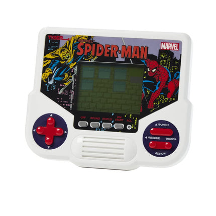Hasbro Gaming Electronics Marvel Spider-Man Videojuego electrónico LCD, Consola portátil de 1 jugador de inspiración retro, Edad 8+, F2839