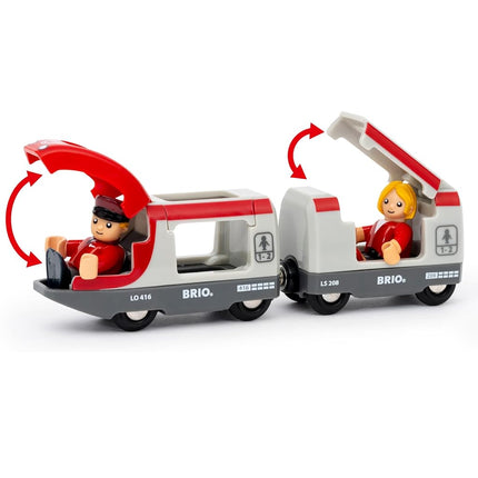 BRIO World Starter Train Set for Kids, 22 Piece Wooden Railway Toy with Figure 8 Track, Travel Train, Tunnel and Station, Ages 3 Years and Up