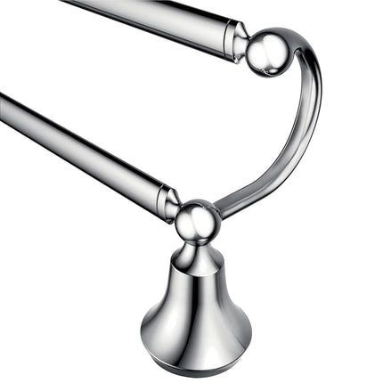 Moen YB5222CH Wynford Double Towel Bar, Chrome
