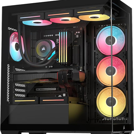 CORSAIR 3500X LX-R RGB iCUE LINK Panoramic Mid-Tow