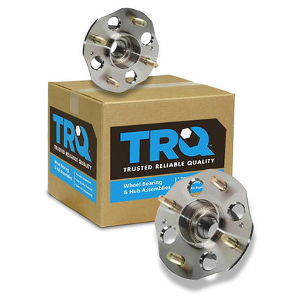 TRQ 4 Lug Rear Wheel Hub & Bearing Assembly Pair S