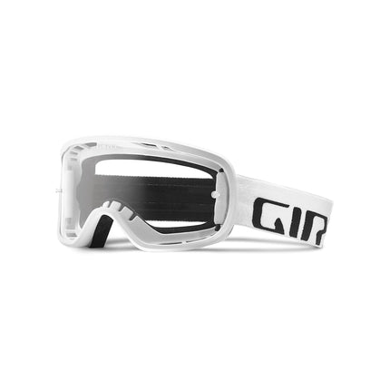 Gafas Giro Tempo MTB para Ciclismo de Montaña - Blancas - Lente Transparente