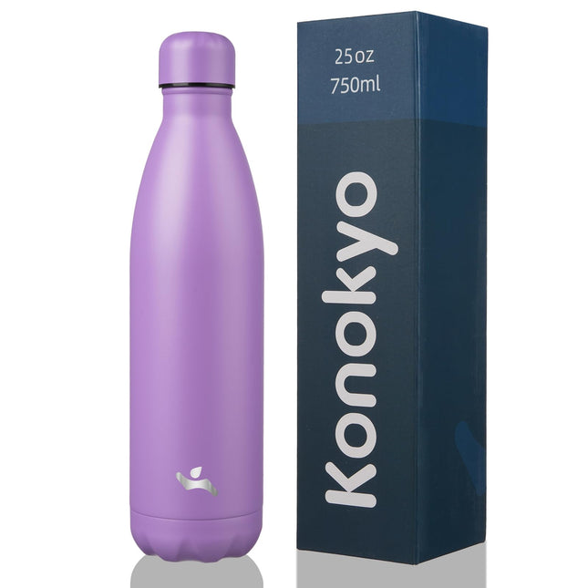Konokyo Insulated Water Bottles,25oz Double Wall S