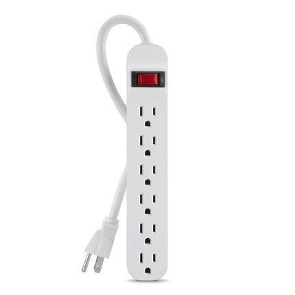 Belkin 6-Outlet Power Strip with 3-Foot Power Cord