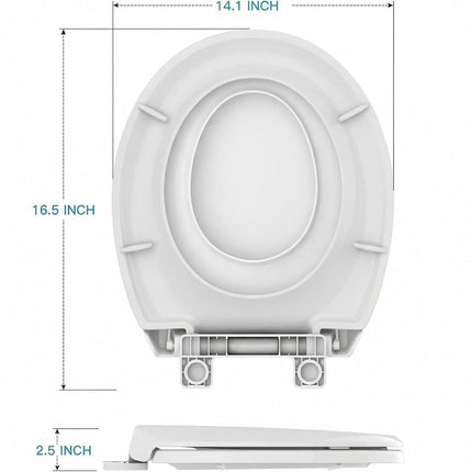 Toddler Toilet Seat with Built-in Potty Seat for Kids