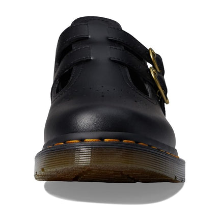 Dr. Martens Ballerines Mary Jane véganes 8065 pour femme, Black Felix Rub Off, 8 UK