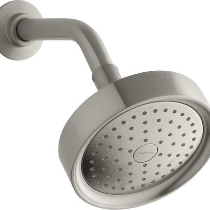 Kohler K-7397-BN Showerarm and Flange, 7-1/2-Inch Long, Vibrant Brushed Nickel