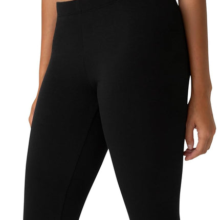 No Nonsense Women's Cotton Legging, Black, XL