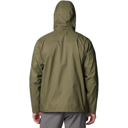 Columbia Men's Glennaker Lake II Rain Jacket, Stone Green, 6X Big