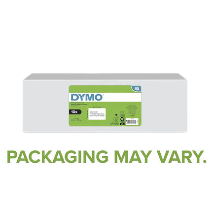 DYMO Authentic LW Extra-Large Shipping Labels for LabelWriter Label Printers, White, 4'' x 6'', 10 Rolls of 220 (2011999)