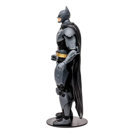 Figurine Batman McFarlane Toys 17,8 cm - Figurines DC Multiverse - Intérieur de la bande dessinée - 22 points d'articulation - Carte d'art à collectionner incluse - Gris, noir, jaune
