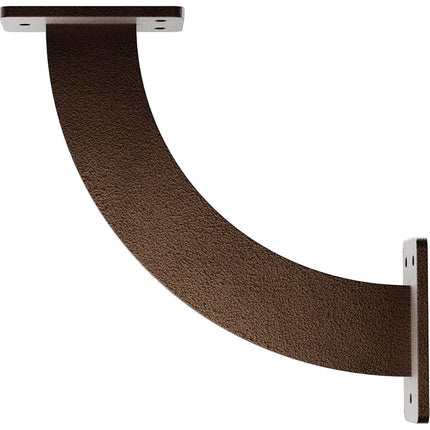 Ekena Millwork BKTM02X09X09BRHDB 2 inch W x 9 inch D x 9 inch H Bradford Steel Bracket, Hammered Dark Bronze
