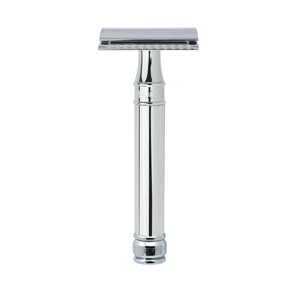 Edwin Jagger Double Edge Safety Razor, Chrome, Reg