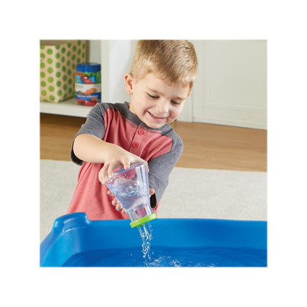 Learning Resources Splashology Laboratorio de agua, 3 años en adelante, juguete de baño STEM y kit de ciencia de juego de agua con 7 experimentos para niños