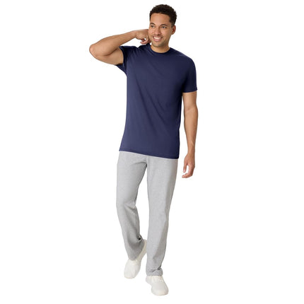 Hanes Originals Lightweight, Crewneck T-Shirts for Men, Tri-Blend Tee, Athletic Navy Pe Heather, Large
