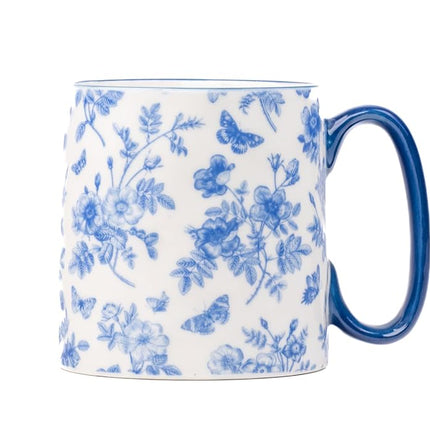 10 Strawberry Street Bella Blue White Chinoserie Mug