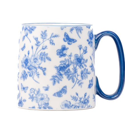 10 Strawberry Street Bella Blue White Chinoserie M