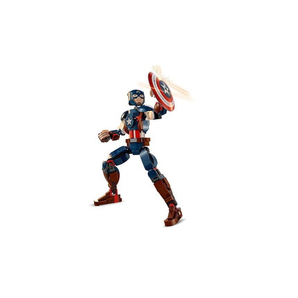 LEGO® Super Heroes Marvel Captain America Construction Figure 76258 Building Toy Set,Avengers Collection, Play and Display Superhero Bedroom Accessory