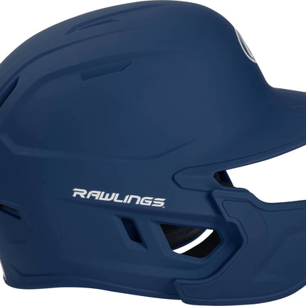 Rawlings 2022 MACH 1-Tone Matte Baseball Batting Helmet w/LHB ADJEXT, Junior, Matte Navy