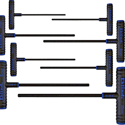Power-T Hex Key Sets, 8 per set, Hex Tip, Metric, 23cm Handle