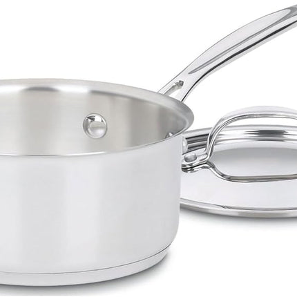 Cuisinart 719-16 1.5-Quart Chef's-Classic-Stainless-Cookware-Collection, Saucepan w/Cover