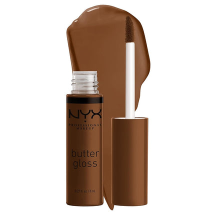 NYX Professional Makeup Butter Butter Gloss Brown Sugar , CARAMELT , 0.27 fl oz