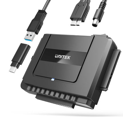 UNITEK USB-C to A+C IDE SATA Dual USB 3.0 Drive Re