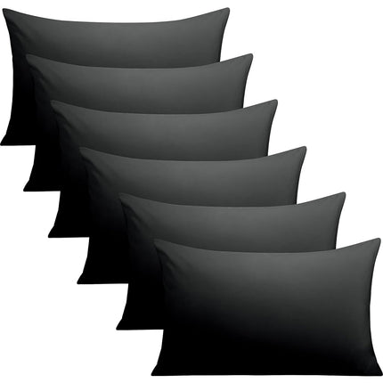 FLXXIE 6 Pack Microfiber Queen Pillowcases, Ultra 