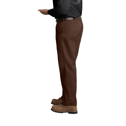 Pantalon de travail homme Red Kap, résistant aux taches, coupe droiteMarronTaille 32 x Longueur 30