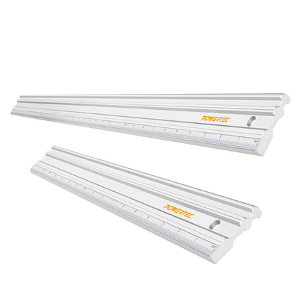 POWERTEC 18 & 38 Inch Machinist Aluminum Straight 