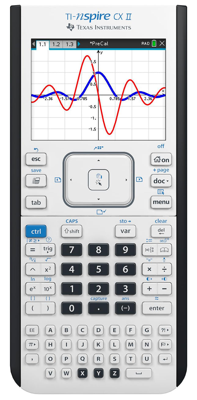 TI-Nspire CX II Color Graphing Calculator with Stu
