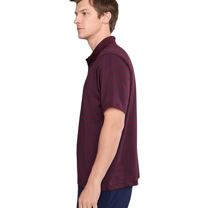 Under Armour Performance 3.0 Novelty Polo Performance 3.0 Novelty Men's Polo Shirt, Dark Garnet/Navy Blue/Midnight Navy, S