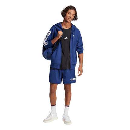 adidas Men's Shorts, Dark Blue/White, M