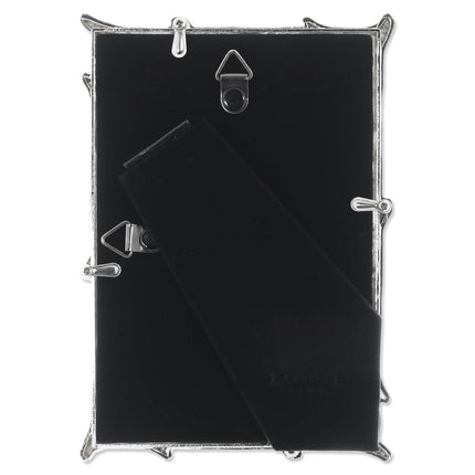 Lawrence Frames 712646 4x6 Silver Metal Natural Branch Design Picture Frame