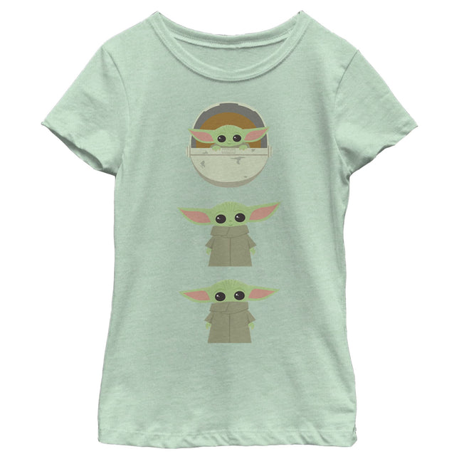 STAR WARS Mandalorian Child Stack Girl's Heather C
