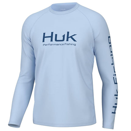 HUK Men's Pursuit Vented Long Sleeve, 30 UPF Fishi