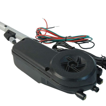 URO Parts AUTA2050 Power Antenna Kit, Universal Car Aerial Antenna with Chrome Mast includes mounting hardware and electrical connectors Can be installed on vehicles with 0-30 degree body slopes
