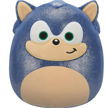 Squishmallows Original 8-Inch Official Jazwares Christmas Holiday Metallic Sonic 2024 Plush Stuffed Animal Toy - Add to Your Squad - Gift for Kids, Girls & Boys (Shadow Sonic)