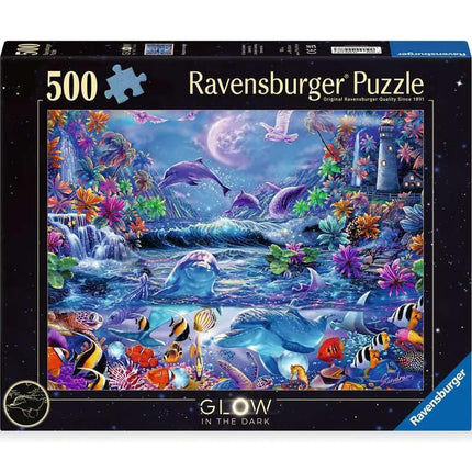 Ravensburger 12000478 - Moonlit Magic - 500 pieces jigsaw puzzle – Puzzle for adults and kids age 12 years up,