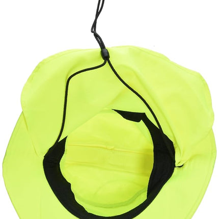 Chapeau Bob Dickies pour homme, avec rabat anti-UV, tissu ripstop, couleur jaune, taille unique