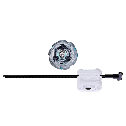 Beyblade X Sterling Wolf 3-80FB UX Starter Pack Set with Stamina Type Top and Launcher, Authentic Takara Tomy Battle Tops Games, Toys for Boys and Girls 8+