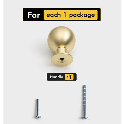 BEILEIOU Brushed Gold Cabinet Knobs Classic Vintage Retro Drawer Knobs Kitchen Cupboard Bathroom Dresser Cabinet Hardware Handles Zinc Alloy (5, Brushed Gold, Knob)