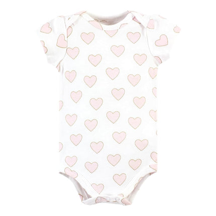 Hudson Baby Unisex Baby Bodysuits de algodón, paquete de 5 unidades de Daddys Little Princess, 18-24 meses, paquete de 5 unidades de Daddys Little Princess, 18-24 meses