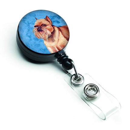 Caroline's Treasures Blue Brussels Griffon Retractable Badge Reel, Multicolor (LH9359BUBR)