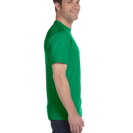 Hanes Mens 5.2 Oz. ComfortSoft® Cotton T-Shirt (5280) -Kelly GREE -S