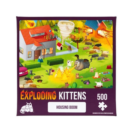 Exploding Kittens Housing Boom Jigsaw Puzzle, 500 