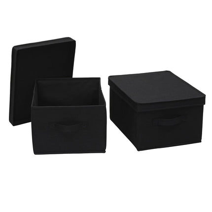 Household Essentials Wide Canvas Storage Box With 