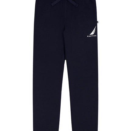 Nautica Boys' Pull-on Fleece Jogger Sweatpant, Dra