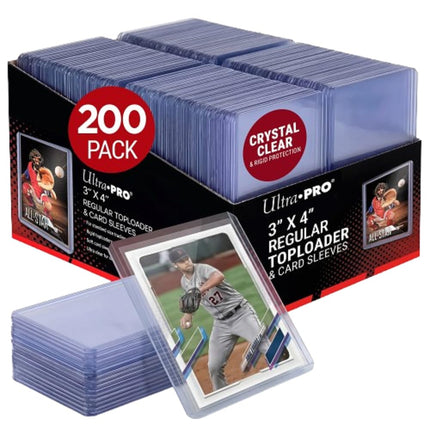 Ultra Pro 3" x 4" Trading Card Toploader & Card Sl